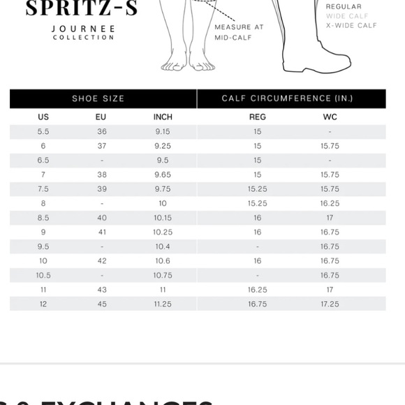 EUC Journee Collection tan heeled wide calf boots - Size 8 - Picture 6 of 9